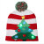 Christmas Decorations Knitted LED Light Cap Christmas Tree Snowman Style Adult and Children Hat Christmas Hat Kindergarten