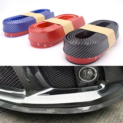 Carbon Fiber Pattern Car Universal Modification Enclosure Decorate Adhesive Tape Front Bumper Anti-Collision Tape