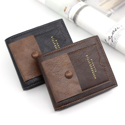 Menbense New Men's Short Retro Wallet Large Capacity Fashion Casual Multiple Card Slots Men's Zipper Wallet