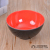 Melamine Two-Color in Black and Red Commercial Plastic Noodle Bowl Melamine Tableware Imitation Porcelain Spicy Hot Pot Bowl Plate Breakfast Bowl Porringer