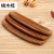 Factory Direct Sales Natural Log Material Old Peach Wooden Comb Moon Comb Double-Sided Carving Process