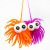 New Funny Convex Sea Urchin Monster Luminous Lala Vent Ball. Tension Hairy Ball Trick Toys Ornaments