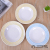 Round Bone Dish Household Melamine Plastic Cake Table Garbage Side Plate Fruit Plate Cute Light Luxury Small Plate