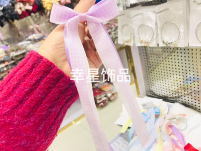 Fairy Beautiful Girl's Summer Headband Ribbon Hanfu Bow Veil Headband Hair Ring Hair Rope Hair Accessories Headdress