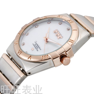 Watch Fashion European and American Style New Watch Women's Ins Style Alloy White Ceramic Quartz Watch Women's Watch