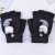 Multi-Color Optional Winter Half Finger Flip Knitted Gloves Cute Medium and Big Children Boys and Girls Dew Five Finger Warm Gloves