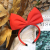 Internet Celebrity Ins Girls Big Red Bow Headband Hair Accessories Baby Girl Children Headband Princess Headdress