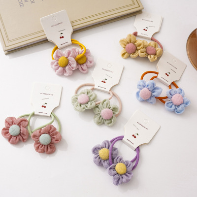 Japanese and Korean New Children Flower Style Hair Band Korean Girls Baby Hair Band Headband Handcraft Jewelry Batch