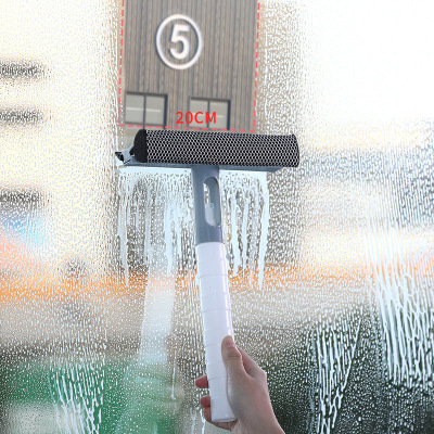 Self-Contained Spray Glass Wiper Blade Household Cleaning Tools Window Cleaning Tools Cleaning Glass Brush Scraper