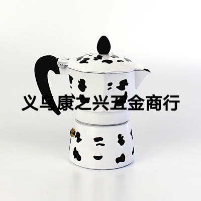 Factory Direct Sales Cows Pattern Coffee Pot