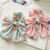 Korean Ins Cute Girl Bow Hair Band Japanese and Korean Spring and Summer All-Match Tie-up Hair Head Rope Smiley Face Large Intestine Hair Band