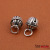 S925 Silver Handmade Accessories Thai Silver Bell Pendant DIY Handmade Beaded Braided Rope Bracelet Necklace Pendant