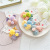 Japanese and Korean Style New Children Baby Tie-up Hair Head Rope Candy Color Girl Bow Hair Ball Does Not Hurt Hair Rubber Bands Headdress