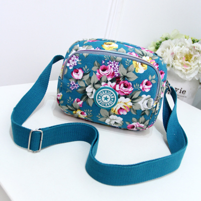 Korean Style Messenger Bag Mini Bag Nylon Canvas Mom Shopping Bag Mobile Coin Purse Simple Casual Women's Bag Bag
