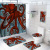 Manufacturers Supply Cross-Border Digital Printing Cthulu Marine Octopus Custom Polyester Waterproof Bathroom Partition