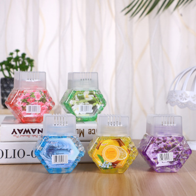 Factory Direct Supply Household Bathroom Solid Freshing Agent Solid Car Aromatic Beads Aromatherapy in Stock Wholesale
