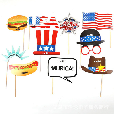 Factory Direct Sales Fun Photo Props Paper Beard Wedding Photo Props Birthday Photo Props