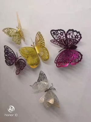 New Hollow Butterfly Three-Dimensional Home Decorative Sticker