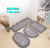 Floor Mat Toilet Floor Mat Door Mat Bathroom Non-Slip Mat Foyer Rug Bedroom Entrance Mat Bathroom