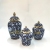 Creative Blue and White Porcelain Craft Vase Ceramic Decoration Ceramic Crafts Factory Hot Sale