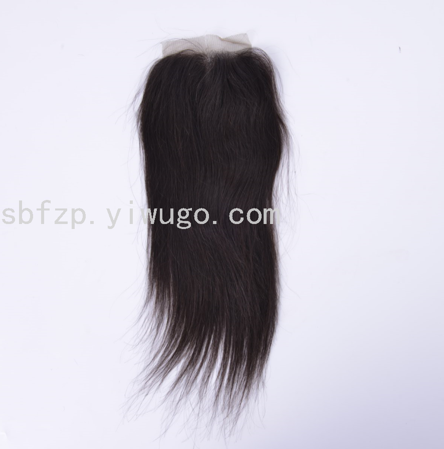 时尚发块自然色长直发