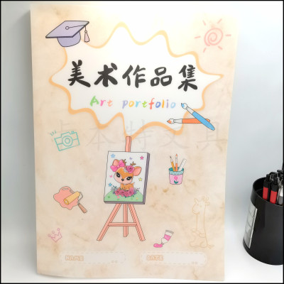 Student A3 Info Booklet Factory Direct Sales with Handle Picture Album Insert Document Folder Painting Drawing Buggy Bag