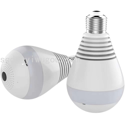 360-Degree Camera Household Panoramic Fisheye Bulb Indoor Wide-Angle HD Wireless Mobile Phone Remote MonitorF3-17162