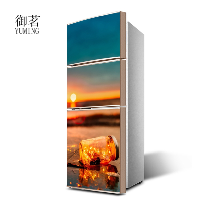 Foreign Trade New Product Creative Refrigerator Decoration Romantic Sunset Cup Kitchen Removable Refurbished Refridgerator Magnets Furniture Decoration