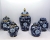 9480 Guyun Factory Store Ceramic Crafts Home Decoration Vase Blue and White Porcelain Candy Jar Decoration