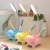 Cartoon Animal Pig Cow Elephant Pen Holder Led Table Lamp 3-Gear Light Folding Charging Small Night Lamp Children's Gift
