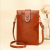 Online Red Japanese Style Artistic Retro Shoulder Bag Simple Casual Vertical Mini Bag Korean Style Crossbody Phone Bag