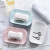 Creative Household Soap Boxes Thickened plus-Sized Drain Soap Box with Compartment Shape Soap Box Wholesale