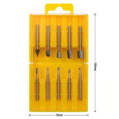 Noemon10-Piece High Speed Steel Rotary File Foreign Trade Exclusive for Customization