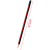 Red and Black Strip Triangle Pole Leather Tip Pointed Pencil HB (MC050-6)