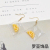 Summer Girl Heart Versatile Personality Sweet Cute Funny Temperament Fun Fruit Candy Earrings