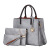 Jue Cute Student Schoolbag Women's Bag Three-Piece Retro Handbag Simple All-Match Shoulder Messenger Bag