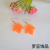 Europe and America Cross Border E-Commerce Popular Maple Leaf Earrings Cool Transparent Sweet Leaves Acrylic Fashion Earrings