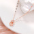 New Necklace Female Smart Crown Clavicle Chain Personality Fashion Crown Pulsatile Heart Pendant Birthday Gift