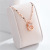 New Necklace Female Smart Crown Clavicle Chain Personality Fashion Crown Pulsatile Heart Pendant Birthday Gift