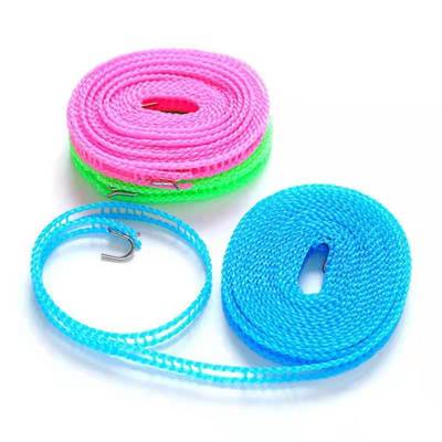 Wind and Skid Clothesline 5 M Clothes Drying Drying Rope Outdoor Travel Clothesline Clothesline Quilt Drying Rope Binary Wholesale
