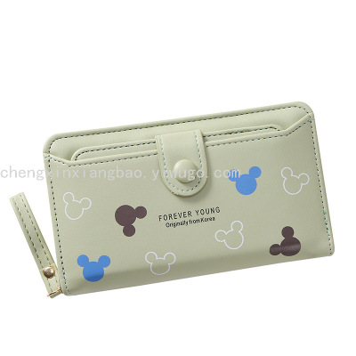 Women's Wallet Wallet Single-Pull Ultra-Thin Long Women's Card Holder Women's Multi-Card Bank Card Holder Wallet