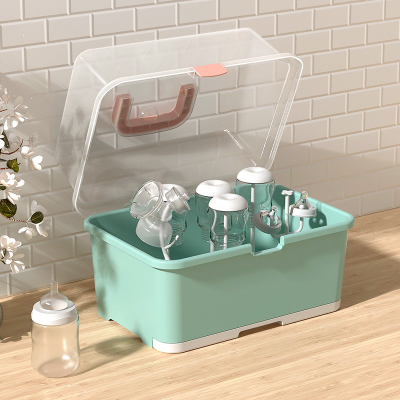 Baby Bottle Drying Rack Storage Box