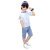 Boys' Summer Clothes 2021 New Suit Children's Summer Clothes Boys' Handsome Summer Short Sleeve Fashion