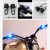 Motorcycle LED Flashing Light Super Bright Red and Blue Flashing Decorative Light 12V Electric Vehicle Tail Light Modified Eagle Eye Light