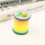 Circle Toys Children's Retractable Elastic Force Circle Baby Ring Pull Ring Hand Grip Connecting Ring Baby Spring Rainbow