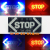 Motorcycle LED Flash Taillight Stop Super Bright Stop Lamp Arrow with Steering Function Red Light Warning Light Fog Light