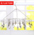 Round Multi-Clip Solid Stainless Steel Socks Rack Hanger Clothes Hanger 20 Clip Flat Clip Bold Clip Socks Clip Underwear Hanger
