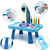 New Projection Painting Machine Children's Painting Table Learning Drawing Board Table Early Education Painting Creative Graffiti Toys Cross-Border