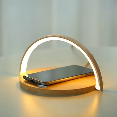Rainbow Bridge Mobile Phone Wireless Charger Table Lamp Night Light Gift Enterprise Logo Customization