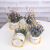 Artificial Succulent Pant Wrought Iron Cement Potted Crafts Home Living Room and Study Decoration Ceramic Simulation Pot